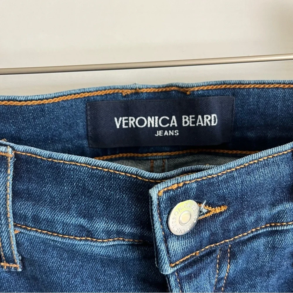 NWT Veronica Beard Carson Ankle Kick Flare in Bright blue size 31